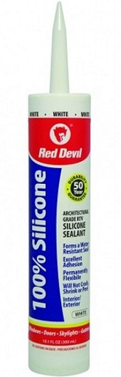 Red Devil 0826 9.8 Oz Clear Silicone 12 Pack Red Devil 0826 9.8 Oz Clear Silicone 12 Pack