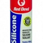 Red Devil 0826 10.1 Oz Clear Silicone Sealant