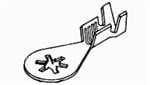 61793-1 TE Connectivity Ring Tongue Terminal 14-18 AWG
