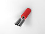 TE Connectivity / AMP 640909-1 Quick Connect Female 22-18 AWG Red Insulated Female 0.187"