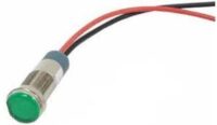656-3203-304F Dialight Green LED Indicator 12V 16mA Quick Connect