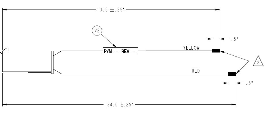 68325-02 IBS Cable Assembly 2 Position Trusted Distributor 68325-02 IBS Cable Assembly 2 Position