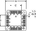FCI 69802-044LF Surface Mount PLCC Socket 44 Position 1.27mm Pitch