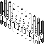 10-97-7406 Molex Connector Header 40 Position