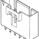 MOLEX 70543-0038 Connector Header 4POS .100 TIN