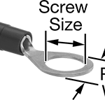 7113K29 Ring Tongue Terminals
