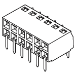 MOLEX 71973-3505 Conn Socket Strip RCP 10 POS 2.54