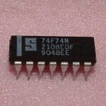 Signetics 74F74N Dual TTL D-Type Flip Flops 5.5V PDIP-14