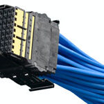 VHDM 8 Row Right Angle Male Assembly  NON-ROHS
