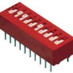 76SB12ST Grayhill Dip Switch 12 Position 0.15A 30V PC Pins
