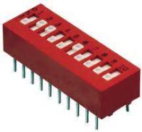 76SB12ST Grayhill Dip Switch 12 Position 0.15A 30V PC Pins