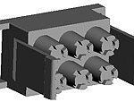 TE Connectivity / AMP 770040-1 MATE-N-LOK Plug Housing 9 Position Plug Housing 6.35 mm Pitch RoHS