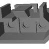 770783-1 TE Connectivity / AMP CONN PLUG POSI-LOC .25" 3POS .093