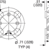 Aavid Thermalloy 7717-5-DAP Mounting Pad 4 Leads TO-5