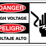 7967T35 Danger-High Voltage Labels