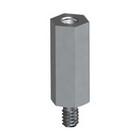 KEYSTONE 8403 Aluminum Hex Standoff 1/4" 4-40 x 0.75" Length