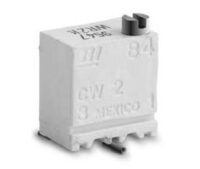 Trimmer; Max:10kohm +/- 1 0 % 0.25W; Voltage Rating :200V +/- 100 ppm/ C; Res istor Element Material:Ce rmet RoHS Manufacturer: BI