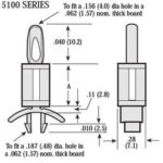 8600-25 TEKNATIONAL SPACER #6 x .200L