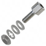 863001TLF FCI  Jackscrew Socket 4-40 Socket, M3 Screw
