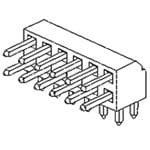 87760-1616 Molex Connector Unshrouded Header 16 POS 2mm