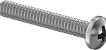 90272A113 Zinc-Plated Steel Pan Head Phillips Screw