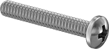 90272A113 Zinc-Plated Steel Pan Head Phillips Screw 90272A113 Zinc-Plated Steel Pan Head Phillips Screw
