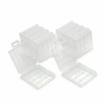 90442 Tenergy 10 AA Plastic 4-slot Battery Cases