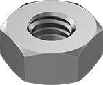 90591A250 Zinc-Plated Steel M3x0.5mm Hex Nut