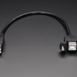 907 Adafruit Panel Mount USB Cable