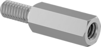 91075A453 Steel Hex Standoff 5/8" Long