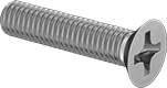 91420A124 Steel Phillips Flat Head Screw