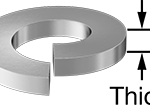 91475A020 Steel Split Lock Washers #6 Screw Size