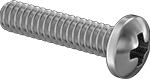 91772A110 Passivated Steel Pan Head Phillips Screw