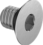 92125A232 Steel Hex Drive Screw