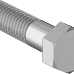 94444A121 Black Oxide Steel Hex Head Screw