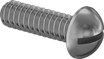 92453A108 Brass Round Head Slotted Screw