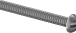 92453A115 Brass Round Head Slotted Screw