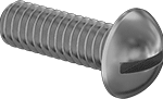 92453A194 Brass Decorative Round Head Slotted Screw