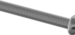 92453A203 Brass Round Head Slotted Screw