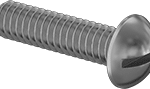 92453A542 Brass Round Head Slotted Screw