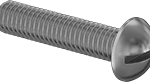 92453A832 Brass Round Head Slotted Screw