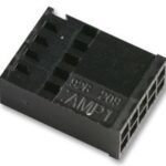 TE Connectivity AMP/TYCO 926209-3 CONNECTOR HOUSING DUAL-ROW LOCKING CLIP 6 POS 2.54mm Crimp