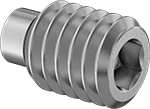 92775A116 Stainless Steel Extended-Tip Set Screw
