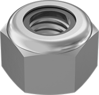 93625A150 Steel Nylon-Insert Locknut