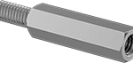93655A306 Male-Female Threaded Hex Standoff