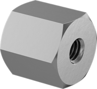 94868A603 Steel Female Hex Standoff 18-8 Stainless 8mm Long