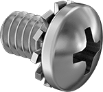 95345A522 Steel Pan Head Screw
