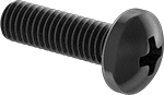 95836A209 Black-Oxide Steel M3 Phillips Screw