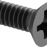 96640A115 Black-Oxide Steel Phillips Flat Head Screws