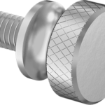 99607A275 Stainless Steel Knurled-Head Thumb Screw